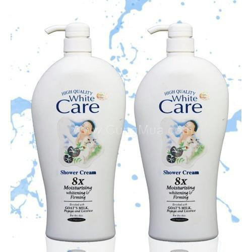 Sữa tắm dê White Care trắng mịn 1200ml - Sữa tắm Thái Lan chính hãng.