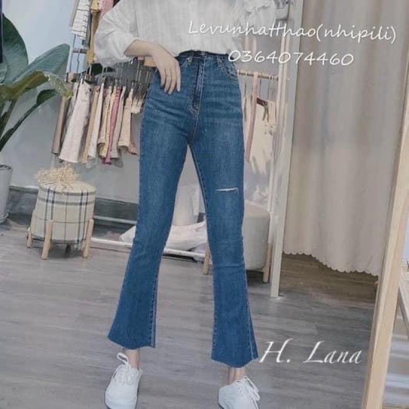 MÃ 055-QUẦN JEAN LOE XANH 1 RẠCH | BigBuy360 - bigbuy360.vn