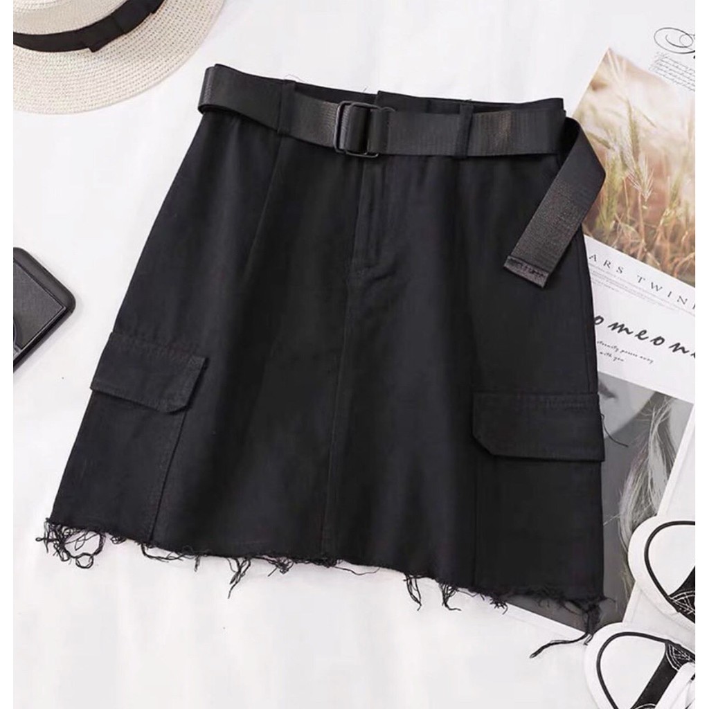 Chân Váy KAKI TÚI HỘP 02 Nữ  1hitshop