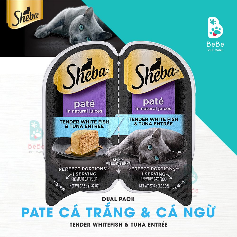 Pate SHEBA Nhiều Vị Cho Mèo - Nhập Khẩu Từ Mỹ