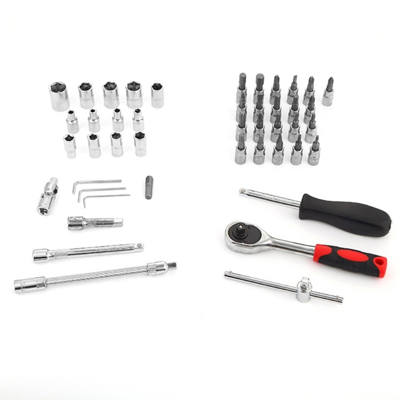 Bộ Ổ Cắm Cờ Lê 46 Món 1 / 4 Inch Chất Lượng Cao