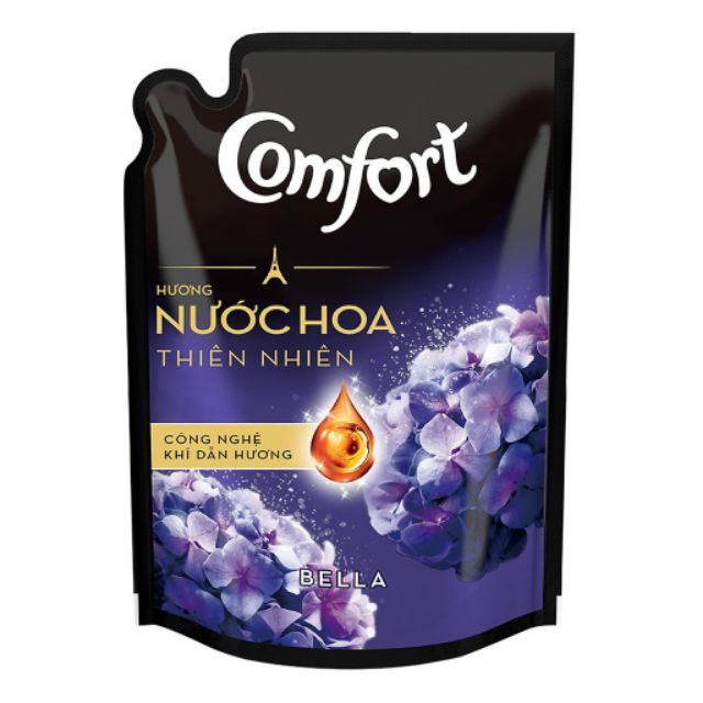 Nước xả vải Comfor hương nước hoa thiên nhiên đủ mầu túi 1,8 l