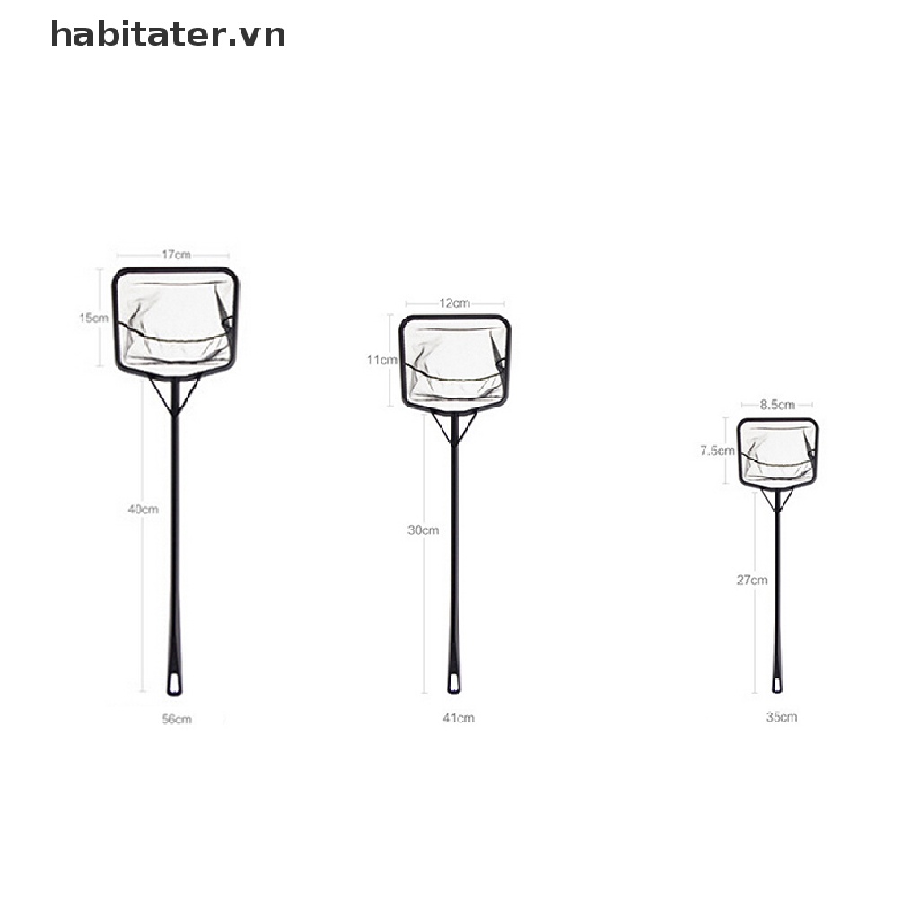 Vợt lưới vớt cá rác làm sạch bể cá tiện lợi