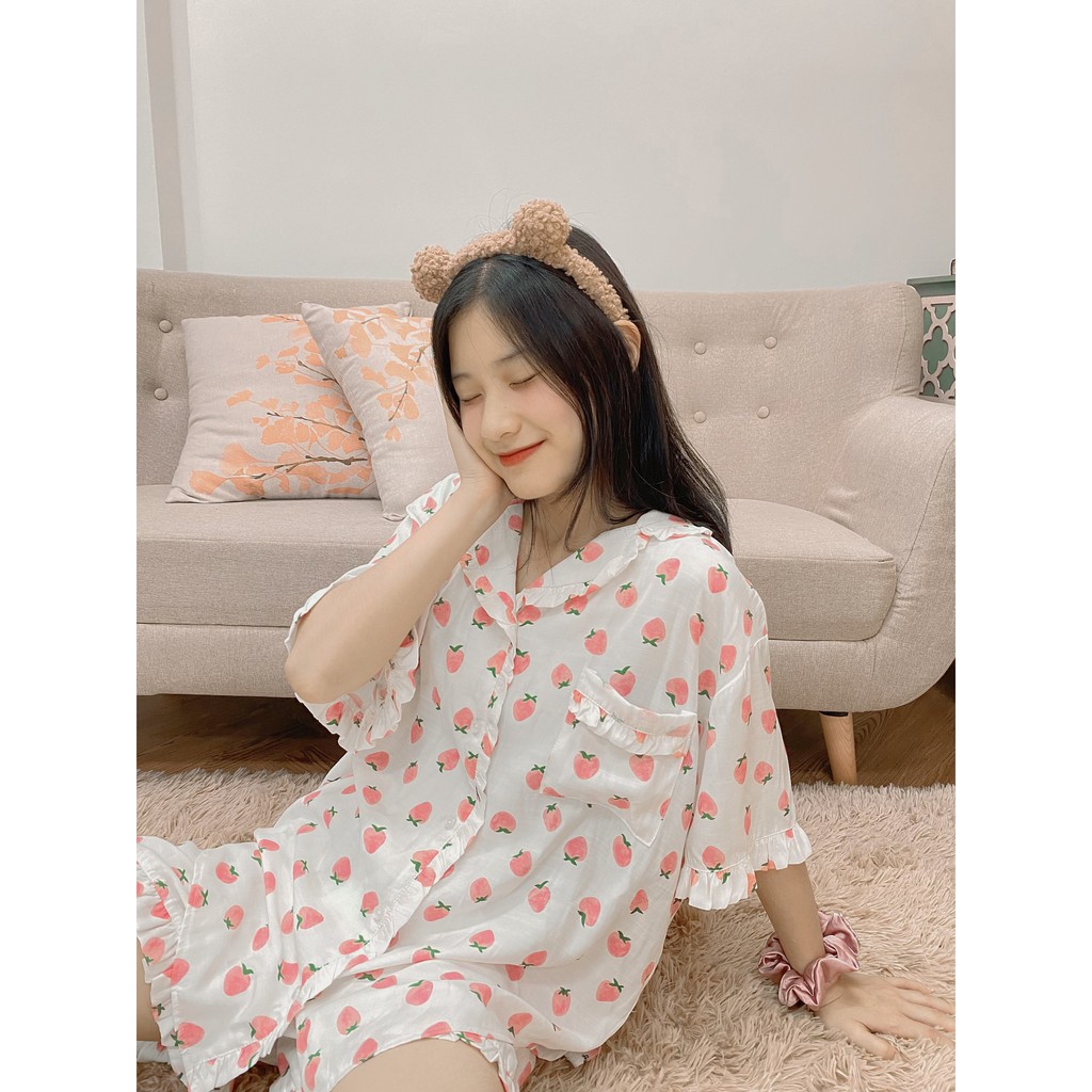 Set đồ ngủ hoạ tiết dễ thương form rộng, pijama - Made by Toneontone TOT