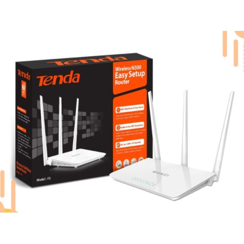 Phát Wifi TENDA F3 (3 Anten)