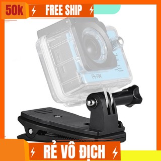[GIÁ HUỶ DIỆT] Kẹp mỏ vịt ba lô xoay được 360 độ gắn camera hành trình GoPro, Sjcam, Yi Action,  kẹp điện thoại gắn xe