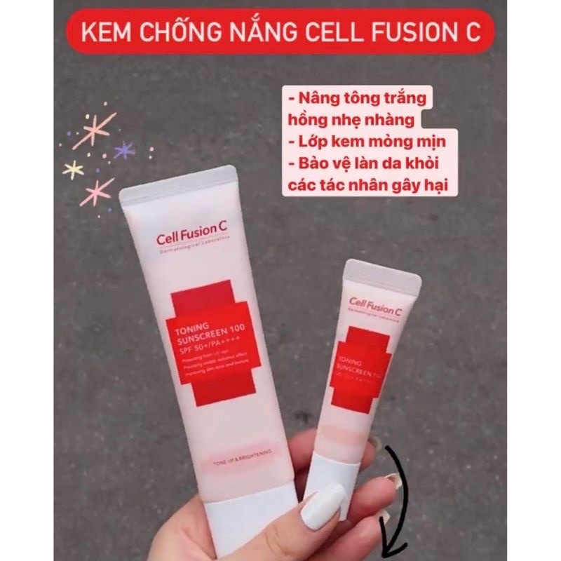Kem chống nắng Cell Fusion C Toning Súncreen 50ml | BigBuy360 - bigbuy360.vn
