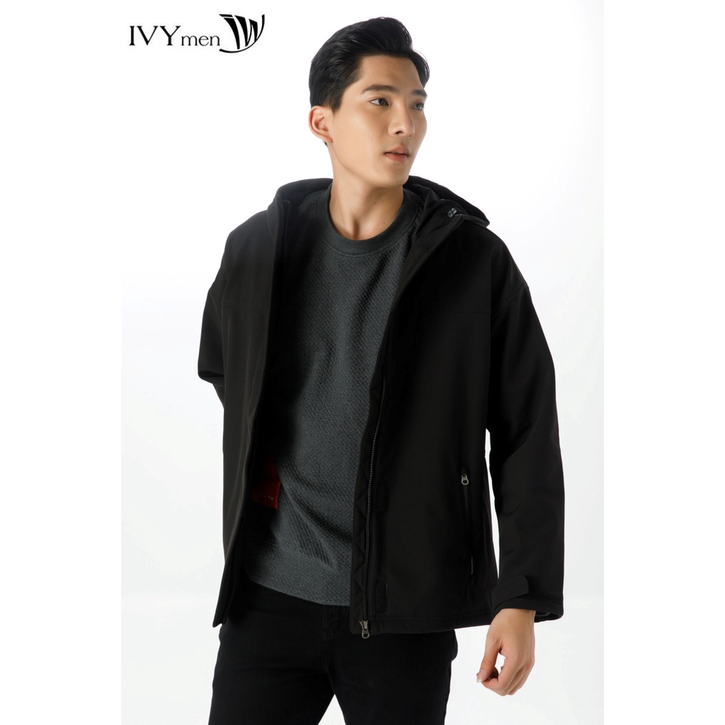 Áo khoác gió cổ mũ nam IVY moda MS 70E3132