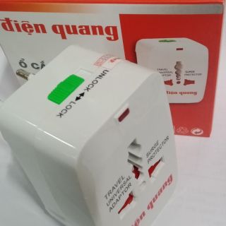 Phích cắm, ổ cắm du lịch đa năng Điện Quang (ĐQ ESK TV01)