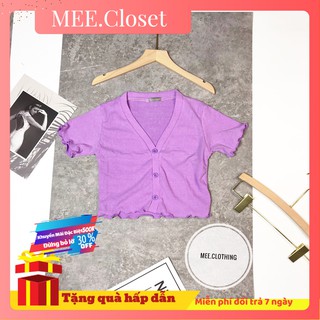 Áo Croptop Nữ - Áo phông thun gân cổ tim nữ Cá tính