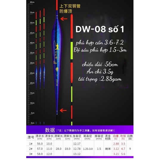 Phao câu đài săn hàng DW-08