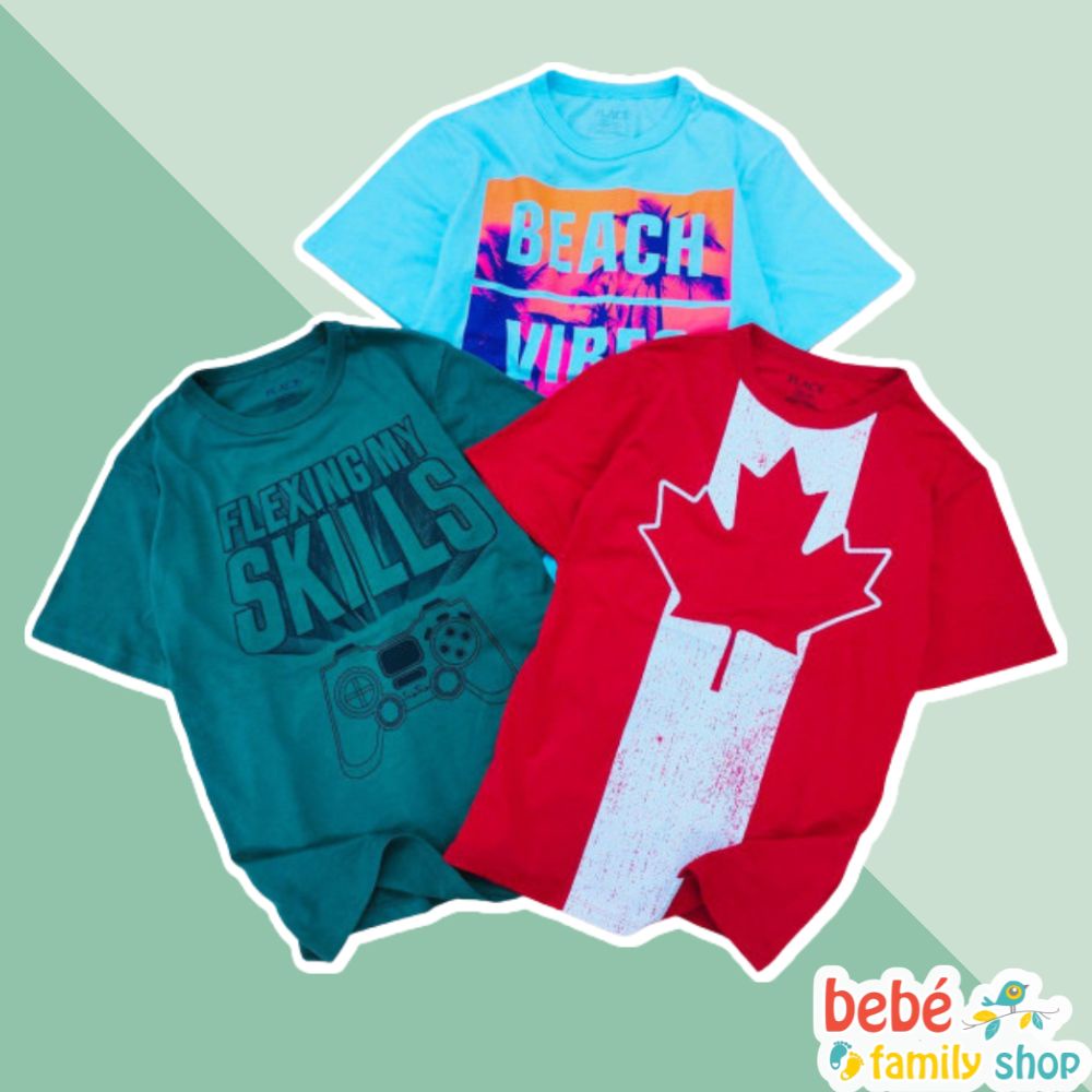 Áo phông bé trai size Đại Áo thun Place bé trai xuất dư 4 đến 16 tuổi - ATPD