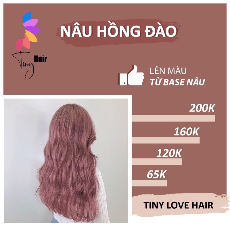 Thuốc nhuộm tóc màu NÂU HỒNG ĐÀO