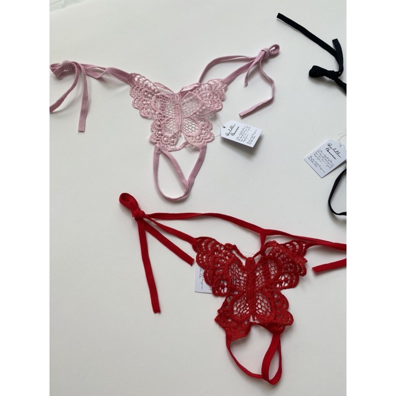 [ ẢNH THẬT ] Quần ren nữ Mubiz Panties Q1061 cột dây lọt khe | BigBuy360 - bigbuy360.vn