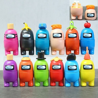 Set 7 / 8 / 12 Mô Hình Đồ Chơi Nhân Vật Among Us Mini