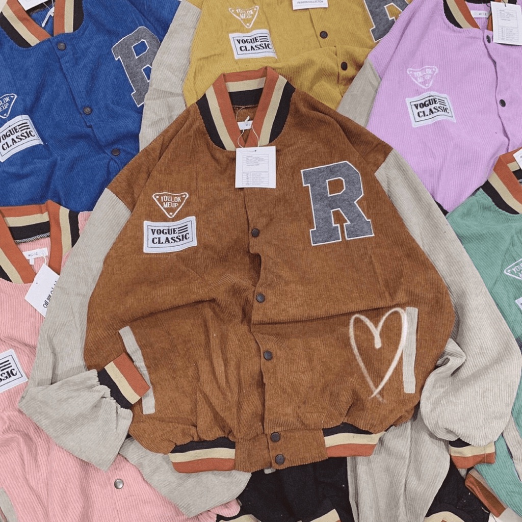 [ HOTNEW ] ÁO KHOÁC BOMBER NHUNG TĂM UNISEX HÀNG CHUẨN BÁN SHOP KSB