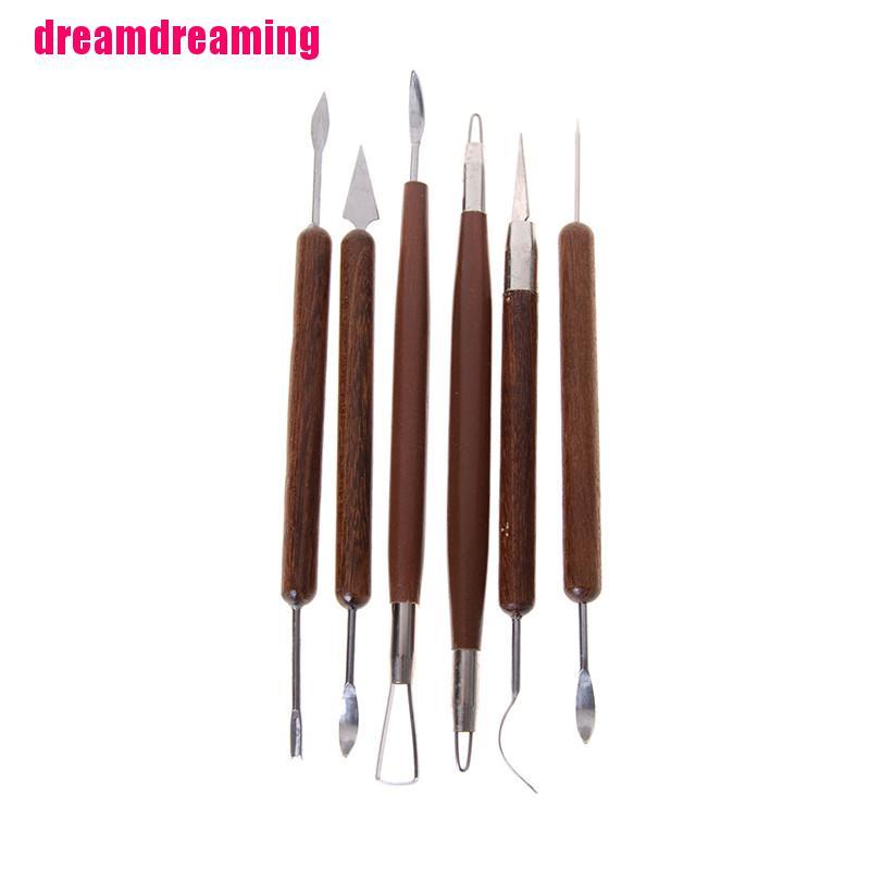 Bộ 6 Dụng Cụ Điêu Khắc Đất Sét Thủ Công Chuyên Dùng