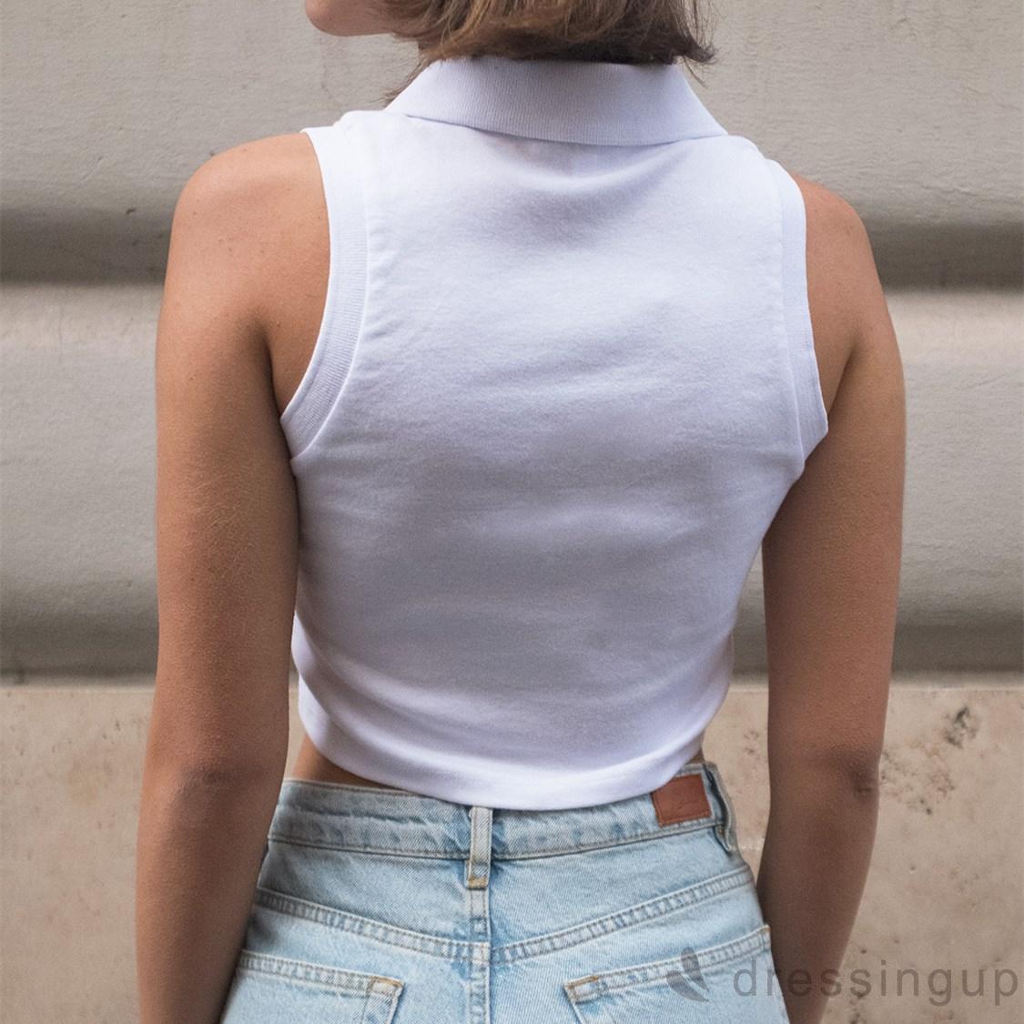 Áo Thời Trang Không Tay Màu Trơn Cá Tính Cho Nữ | BigBuy360 - bigbuy360.vn