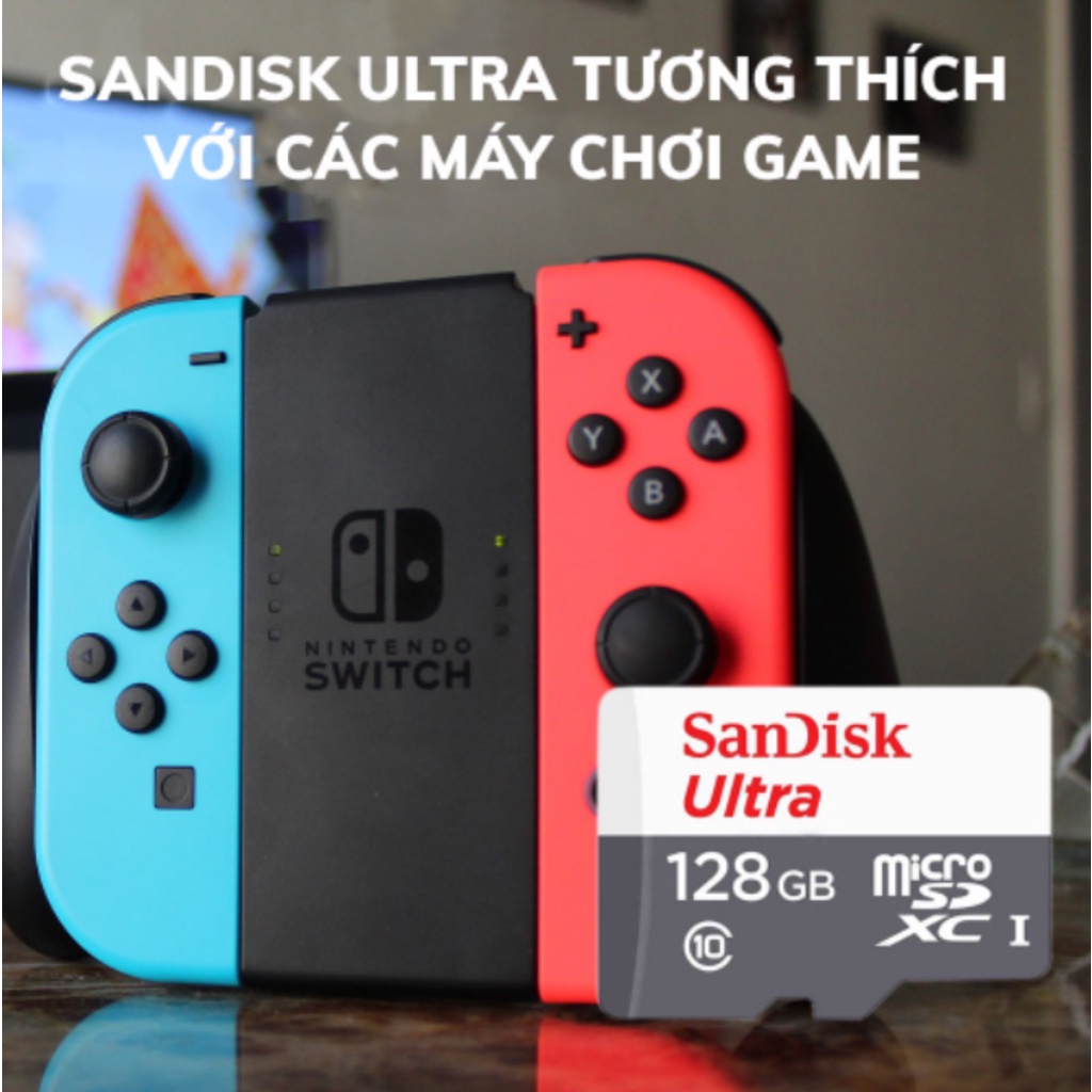 🔥 XÃ KHO 🔥 Thẻ Nhớ MicroSD SanDisk Ultra 16/32/64/128GB 100MB/s Chính Hãng Có Tem Chính Hãng