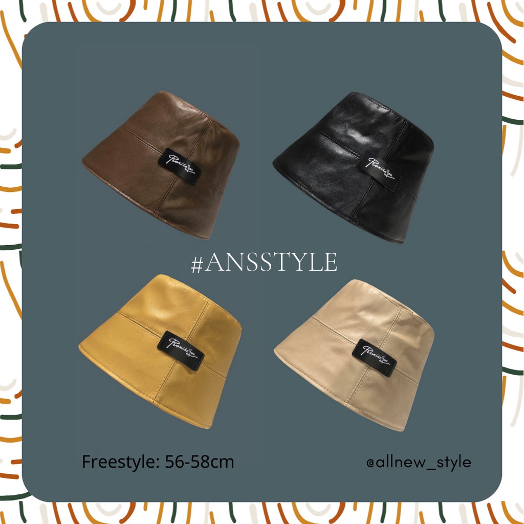 Nón bucket da che mặt Promise you unisex từ Allnewstyle