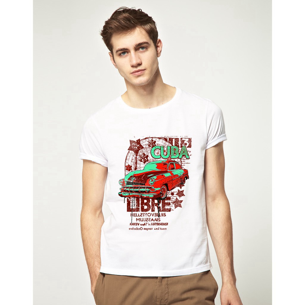 Áo thun nam tay ngắn Áo thun nam In 3D ngắn tay phong cách vải dày mịn -  B3 - Album B | BigBuy360 - bigbuy360.vn