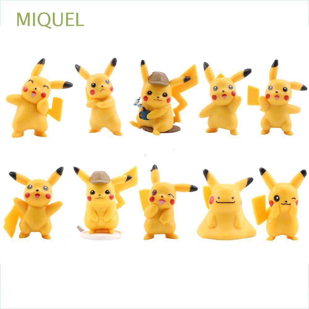 Set 10 mô hình Pikachu dễ thương dùng để trang trí