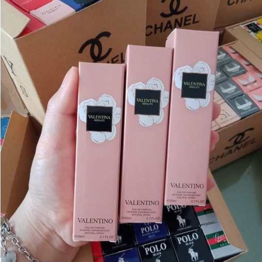 Nước hoa mini Valentino nữ chai 20ml dạng xịt- mẫu 4d- Mùi Valentino