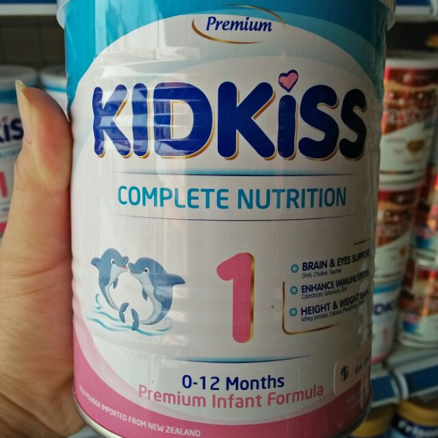 Sữa Kidkiss 0-12 tháng hộp 900gr