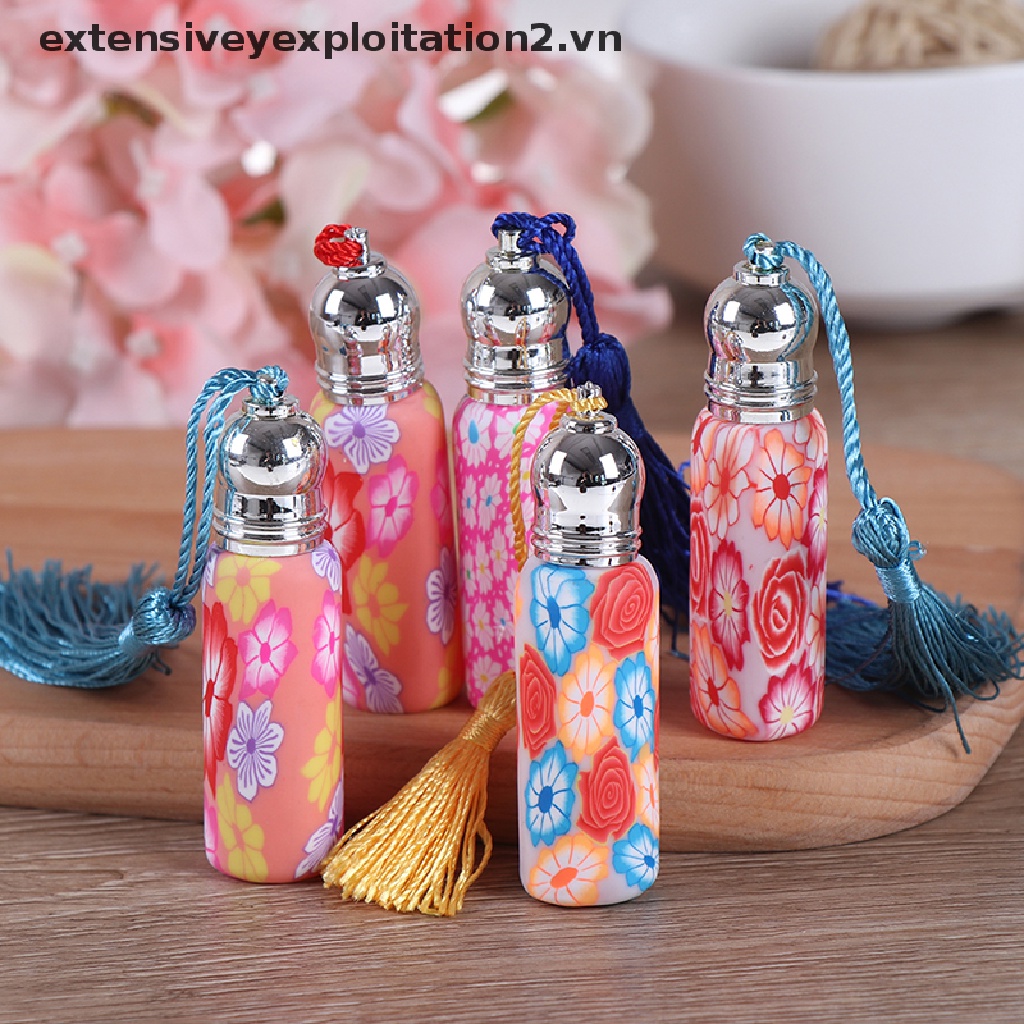 Chai thủy tinh rỗng đựng tinh dầu nước hoa dạng lăn 1/4*6ml
