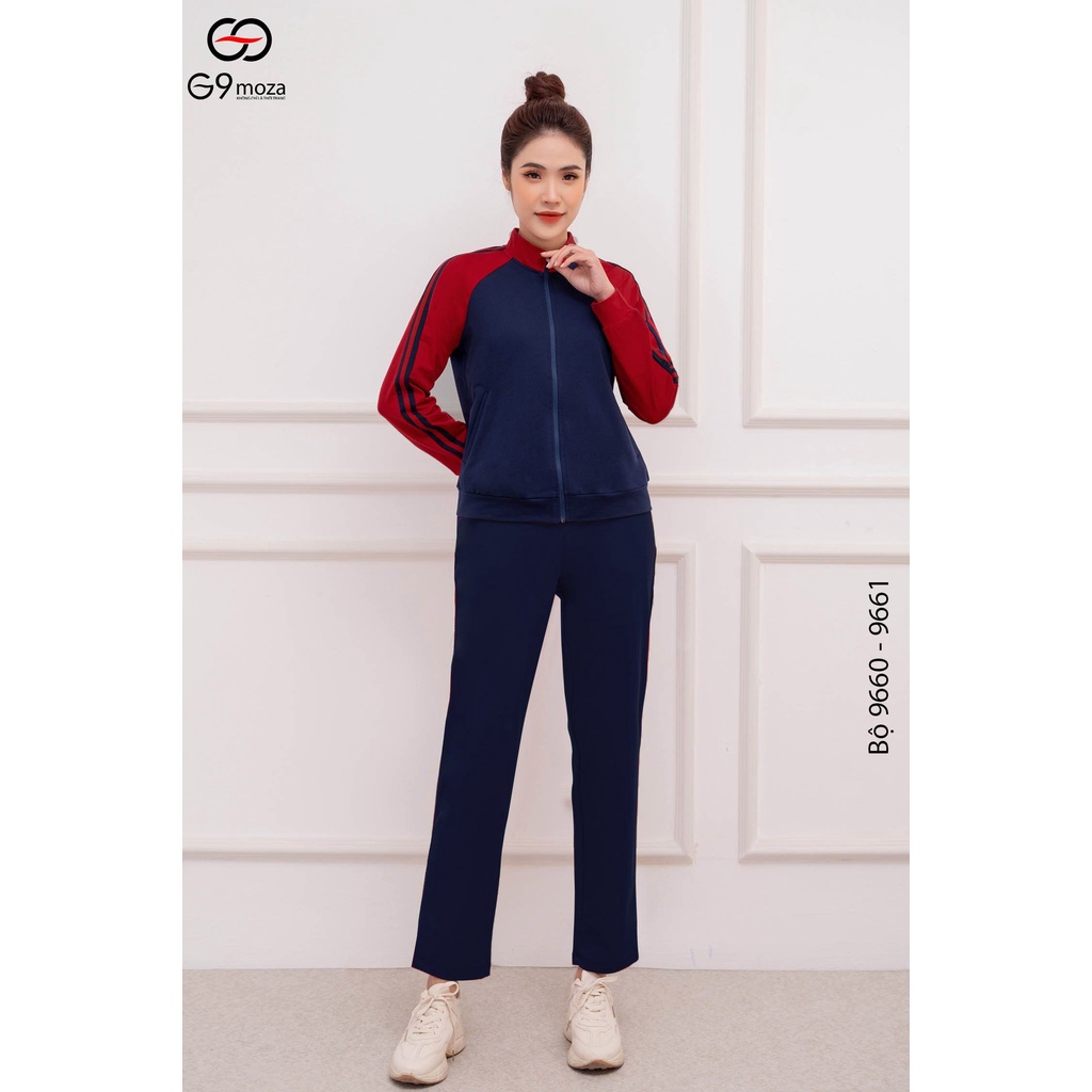 Bộ cotton G9moza dài tay 9660 - 9661