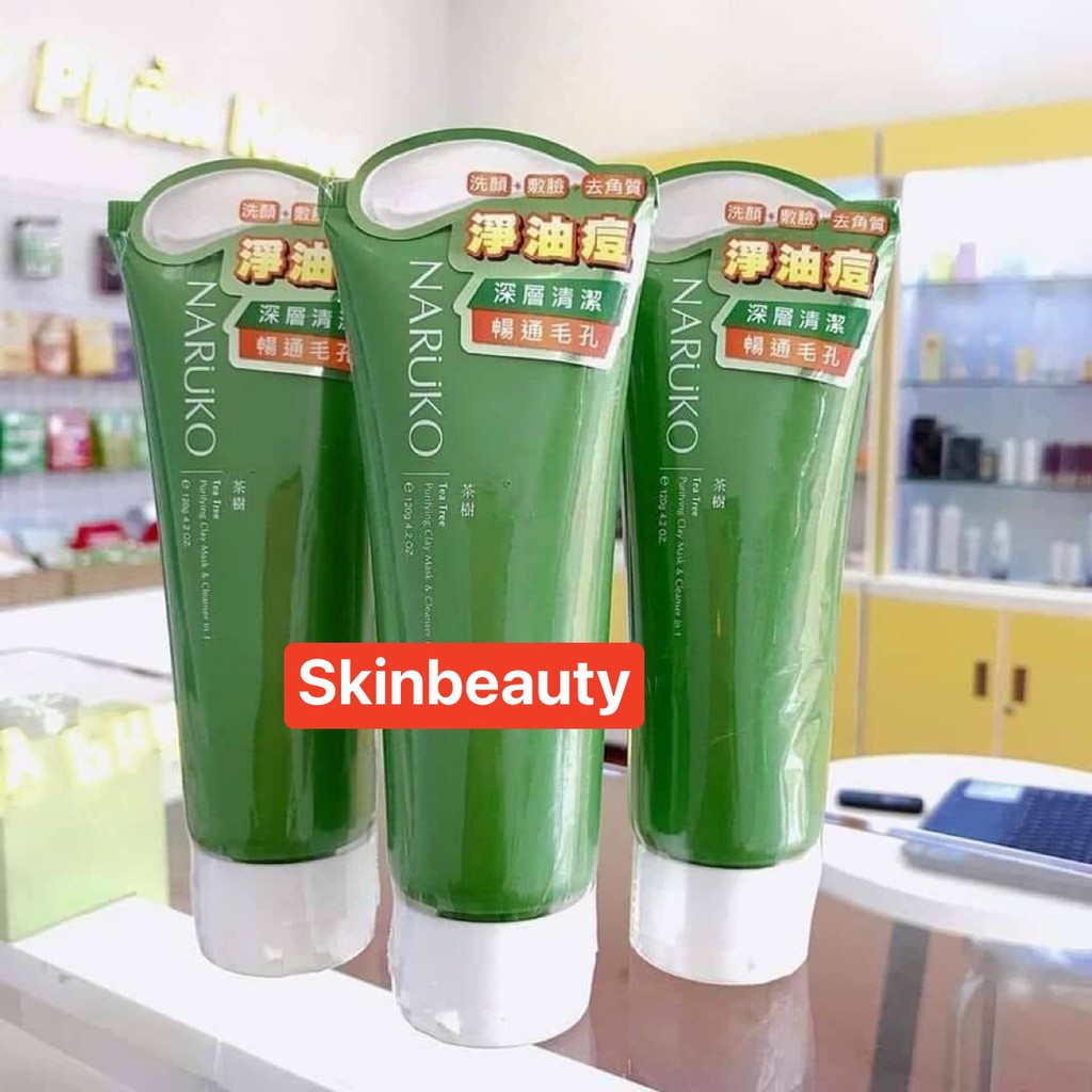 Sữa rửa mặt Naruko trà tràm dạng bùn Tea Tree Purifying Clay Mask and Cleanser - ''HÀNG CHÍNH HÃNG''