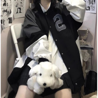 [ HÀNG ORDER ] ÁO BOMBER ĐEN TRẮNG