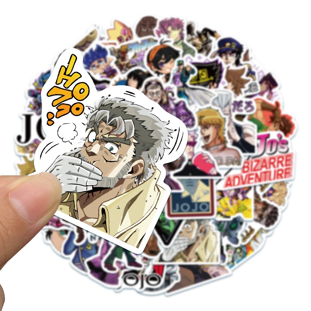 ❉ JoJo's Bizarre Adventure - Series 04 Stickers ❉ 50Pcs/Set Anime Fashion DIY Decals Doodle Stickers