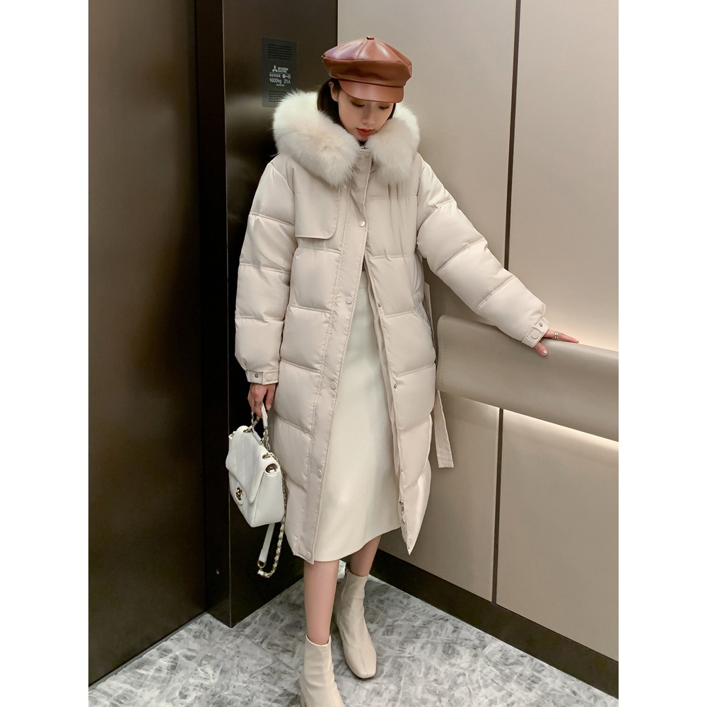 Áo khoác phao nữ dáng dài thắt eo cực xinh hàng Quảng Châu AK380 (Kèm ảnh thật) | BigBuy360 - bigbuy360.vn