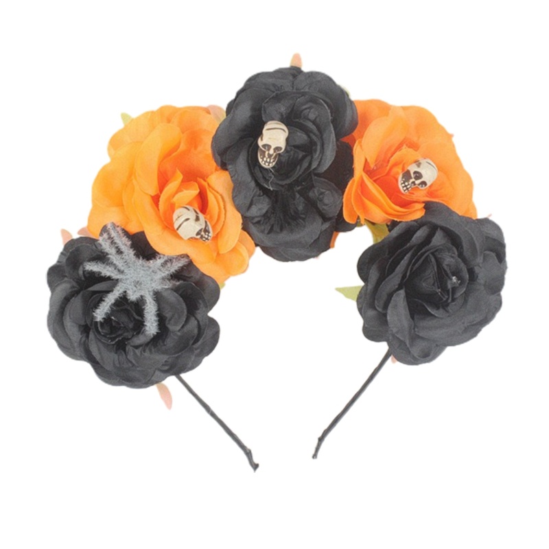 Băng Đô Hoa Hồng Hóa Trang Halloween Cho Nữ