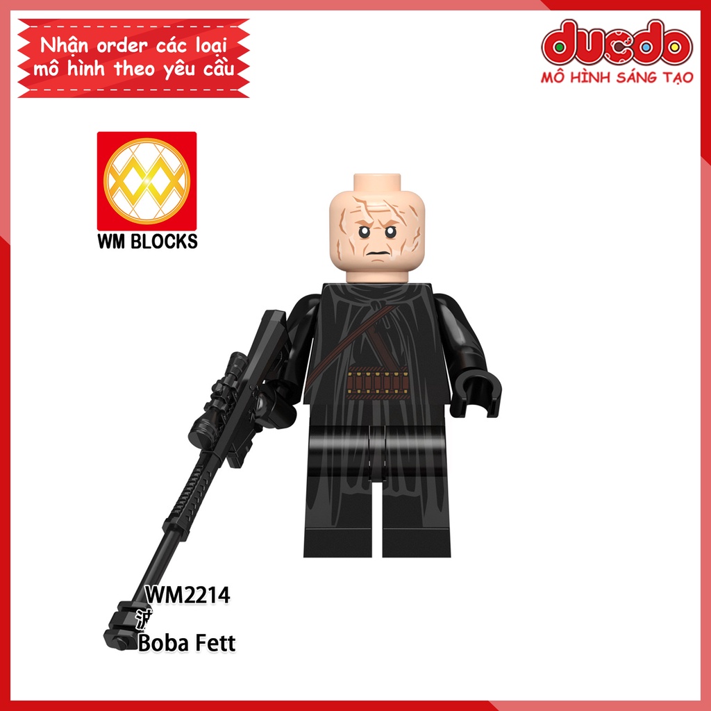 Minifigures các nhân vật trong Star Wars tuyệt đẹp - Đồ chơi Lắp ghép Xếp hình Mini Mô hình WM WM6122