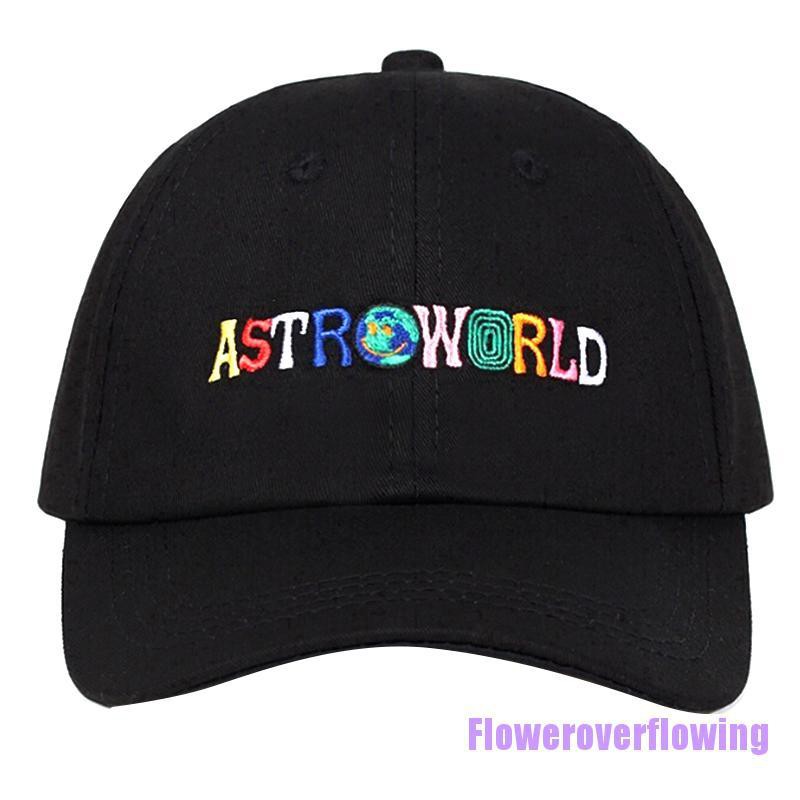 Mũ Lưỡi Trai Unisex In Hình Astroworld Scott Phong Cách Hip Hop Thời Trang FLBR