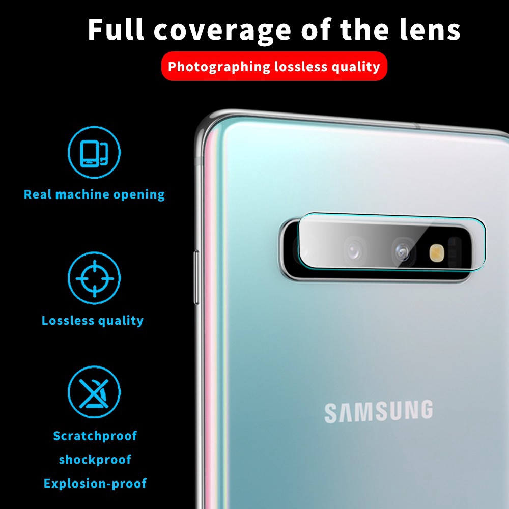 Kính cường lực cao cấp bảo vệ mặt kính camera sau cho Samsung Galaxy S9 S10 Plus Note 8 10 Pro A7 2018 A70 A80