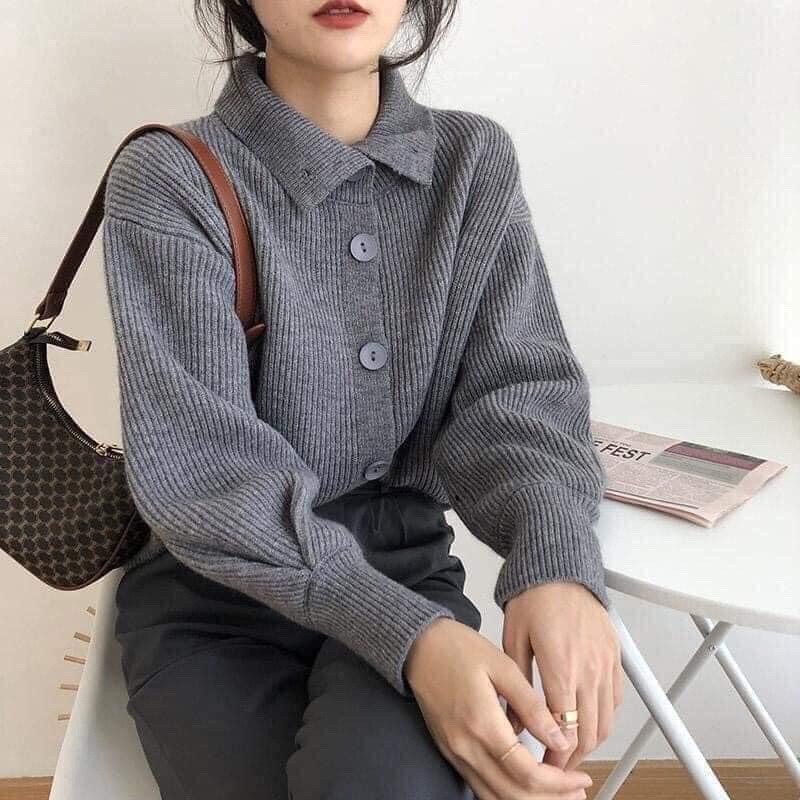 Áo len tay bồng🌸