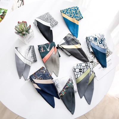 Dây ruy băng in chữ làm băng đô/ dây buộc tóc thời trang cho nữ