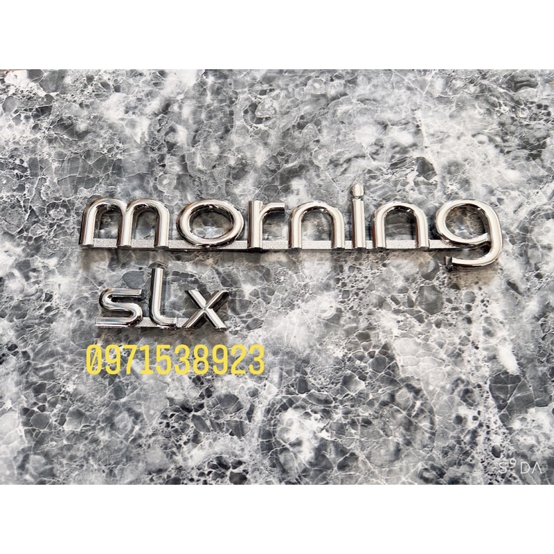 TRỌN BỘ LOGO CHỮ NỔI MORNING SLX HÀNG CAO CẤP