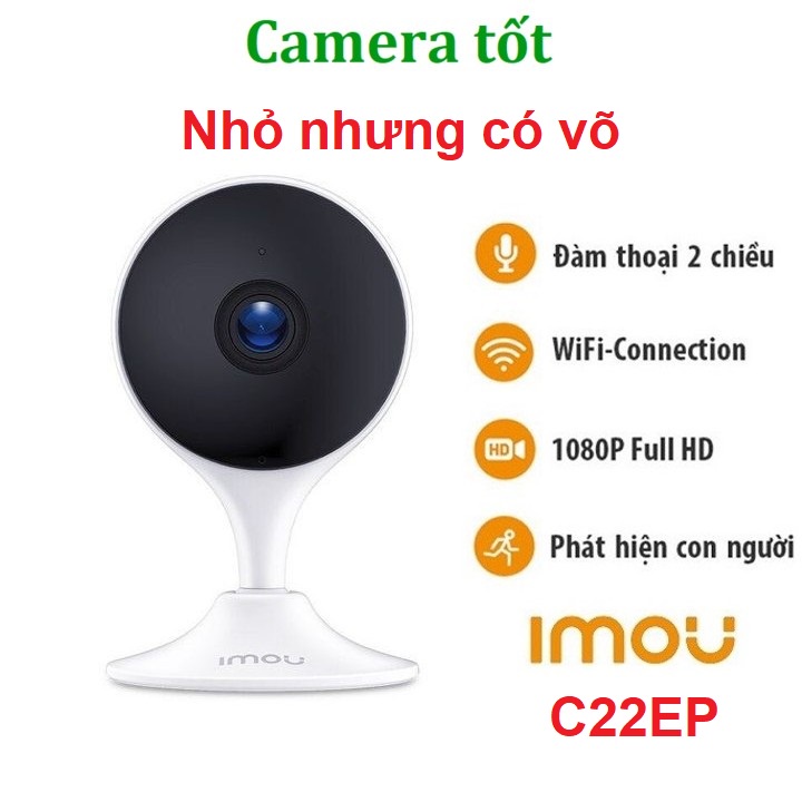 Camera Trong Nhà WiFi imou C22EP 2MP 1080P Full HD - Nhỏ gọn - Đàm thoại 2 chiều