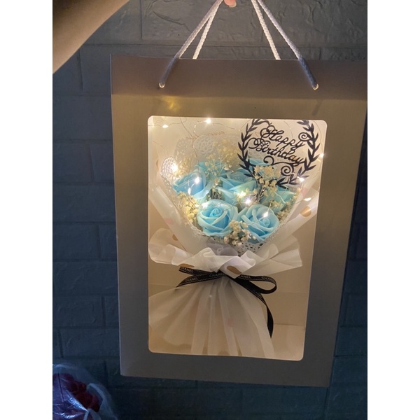 Combo 5 túi giấy Túi giấy đựng hoa, quai xách tiện lợi, lịch sự, túi đựng quà lưu niệm, loại đẹp