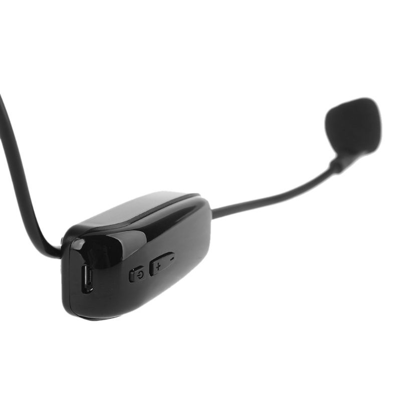Micro trợ giảng không dây, mic đeo tai cho loa kéo, loa trợ giảng, amly kết nối UHF 2.4ghz