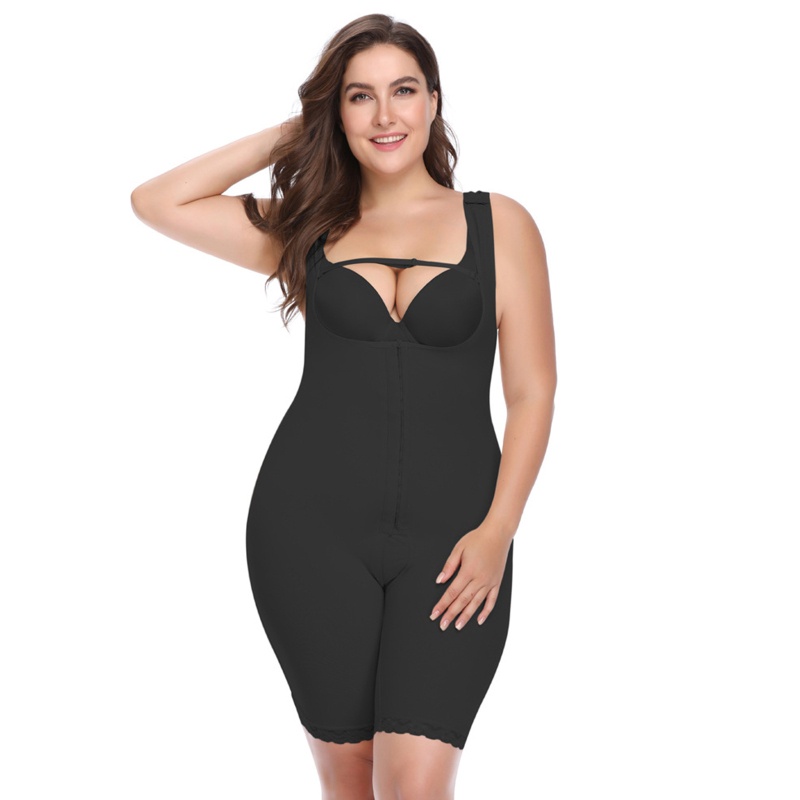 Youyo Bộ Áo Liền Quần Eo Cao Hở Mông Định Hình Cơ Thể Kiểm Soát Dầu Cho Nữ