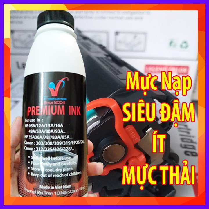 Mực nạp cho máy in HP1100, HP 1010, HP 1320, Canon 2900, Canon 3300
