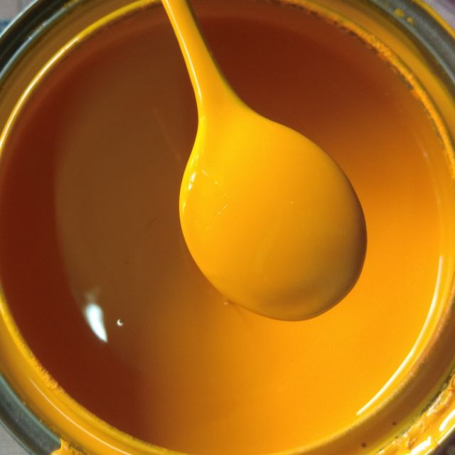 Sơn màu vàng xe cub 500 g