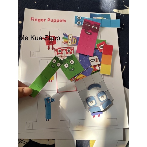 Đồ chơi dính dán number.blocks cho con