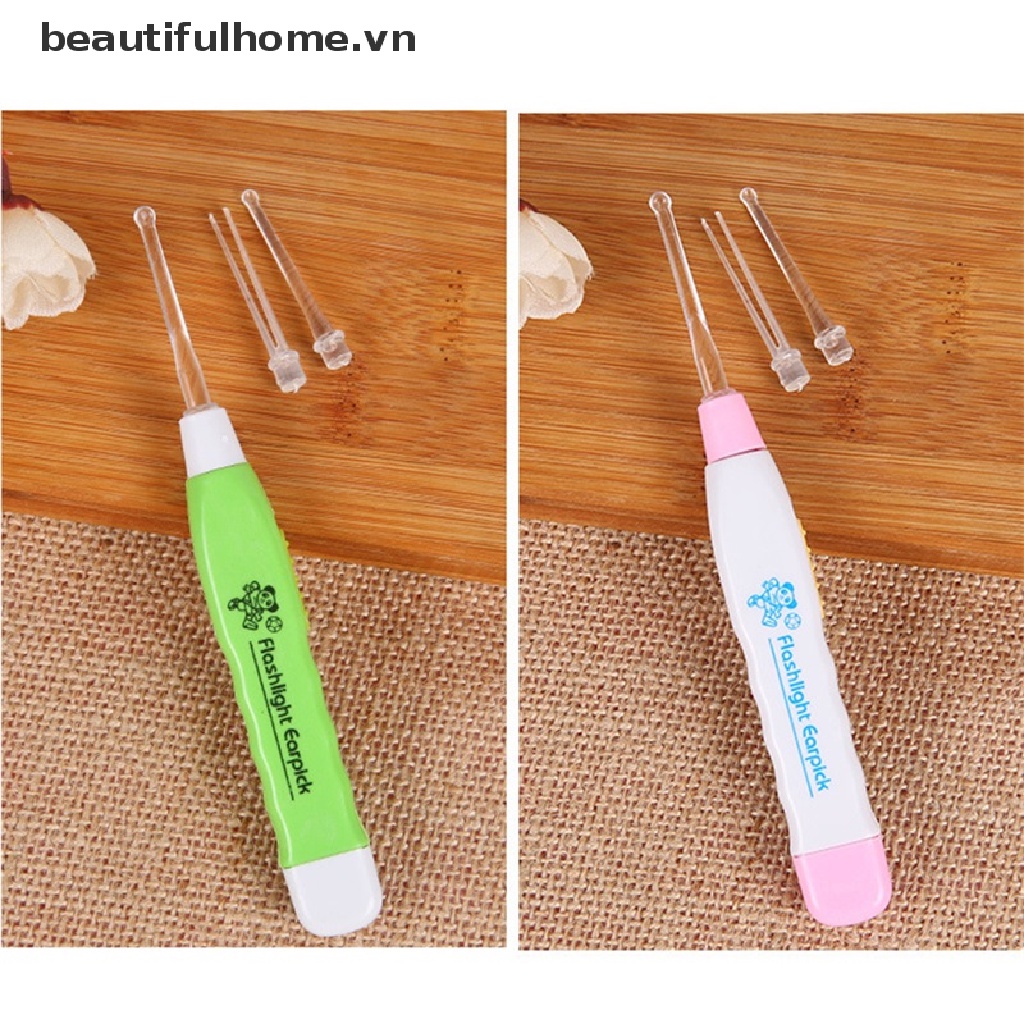(Hàng Mới) Dụng Cụ Lấy Ráy Tai Có Đèn LED Tiện Lợi