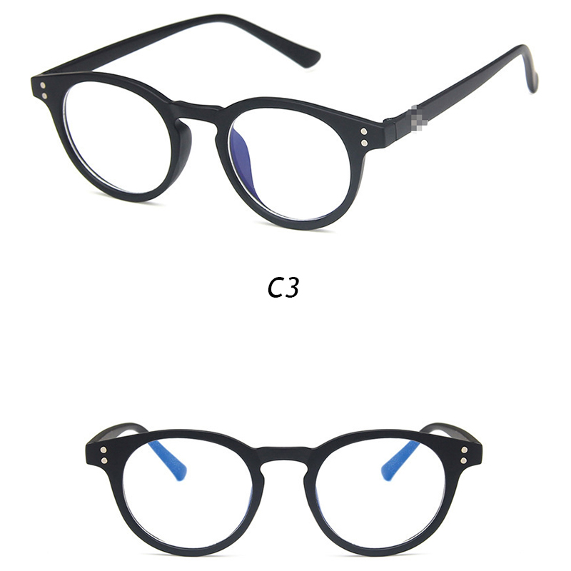 Gọng kính tròn chống tia bức xạ kiểu dáng thời trang phong cách Hàn Quốc